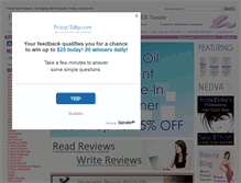 Tablet Screenshot of frizzy2silky.com